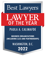 Lawyer of the Year Badge - 2022 - Business Organizations (including LLCs and Partnerships)