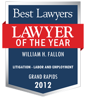 Lawyer of the Year Badge - 2012 - Litigation - Labor and Employment