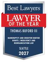 Lawyer of the Year Badge - 2027 - Bankruptcy and Creditor Debtor Rights / Insolvency and Reorganization Law