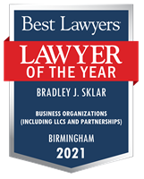 Lawyer of the Year Badge - 2021 - Business Organizations (including LLCs and Partnerships)