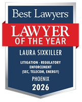 Lawyer of the Year Badge - 2026 - Litigation - Regulatory Enforcement (SEC, Telecom, Energy)