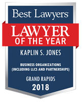 Lawyer of the Year Badge - 2018 - Business Organizations (including LLCs and Partnerships)