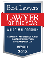 Lawyer of the Year Badge - 2018 - Bankruptcy and Creditor Debtor Rights / Insolvency and Reorganization Law