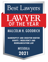 Lawyer of the Year Badge - 2021 - Bankruptcy and Creditor Debtor Rights / Insolvency and Reorganization Law