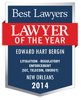 Lawyer of the Year Badge - 2014 - Litigation - Regulatory Enforcement (SEC, Telecom, Energy)