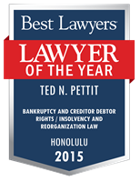 Lawyer of the Year Badge - 2015 - Bankruptcy and Creditor Debtor Rights / Insolvency and Reorganization Law
