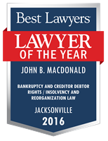 Lawyer of the Year Badge - 2016 - Bankruptcy and Creditor Debtor Rights / Insolvency and Reorganization Law