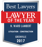 Lawyer of the Year Badge - 2017 - Litigation - Construction