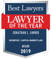 Lawyer of the Year Badge - 2019 - Securities / Capital Markets Law