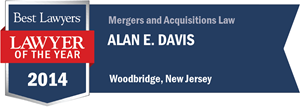 Alan E. Davis Best Lawyers Lawyer of the Year 2014