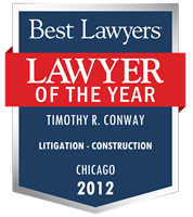 Lawyer of the Year Badge - 2012 - Litigation - Construction