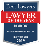 Lawyer of the Year Badge - 2019 - Mergers and Acquisitions Law