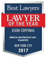 Lawyer of the Year Badge - 2017 - Medical Malpractice Law - Plaintiffs