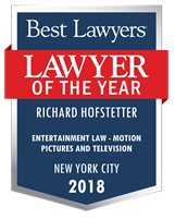 Lawyer of the Year Badge - 2018 - Entertainment Law - Motion Pictures and Television