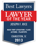 Lawyer of the Year Badge - 2013 - Mass Tort Litigation / Class Actions - Plaintiffs