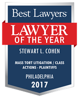 Lawyer of the Year Badge - 2017 - Mass Tort Litigation / Class Actions - Plaintiffs