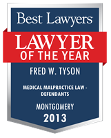 Lawyer of the Year Badge - 2013 - Medical Malpractice Law - Defendants