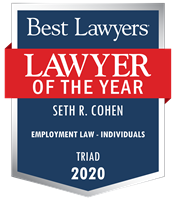 Lawyer of the Year Badge - 2020 - Employment Law - Individuals