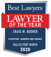 Lawyer of the Year Badge - 2020 - Litigation - Banking and Finance