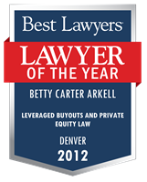 Lawyer of the Year Badge - 2012 - Leveraged Buyouts and Private Equity Law