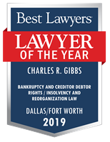 Lawyer of the Year Badge - 2019 - Bankruptcy and Creditor Debtor Rights / Insolvency and Reorganization Law