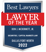 Lawyer of the Year Badge - 2022 - Securities / Capital Markets Law