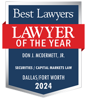 Lawyer of the Year Badge - 2024 - Securities / Capital Markets Law