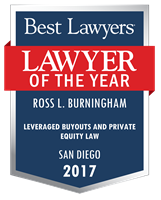 Lawyer of the Year Badge - 2017 - Leveraged Buyouts and Private Equity Law