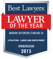 Lawyer of the Year Badge - 2015 - Litigation - Labor and Employment