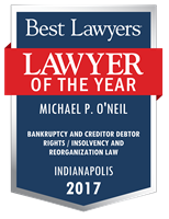 Lawyer of the Year Badge - 2017 - Bankruptcy and Creditor Debtor Rights / Insolvency and Reorganization Law