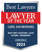 Lawyer of the Year Badge - 2024 - Mass Tort Litigation / Class Actions - Defendants