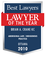 Lawyer of the Year Badge - 2010 - Aboriginal Law / Indigenous Practice