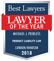 Lawyer of the Year Badge - 2018 - Product Liability Law