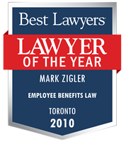 Lawyer of the Year Badge - 2010 - Employee Benefits Law