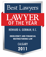 Lawyer of the Year Badge - 2011 - Insolvency and Financial Restructuring Law