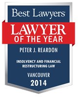 Lawyer of the Year Badge - 2014 - Insolvency and Financial Restructuring Law
