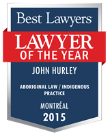 Lawyer of the Year Badge - 2015 - Aboriginal Law / Indigenous Practice