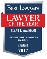 Lawyer of the Year Badge - 2017 - Personal Injury Litigation - Plaintiffs