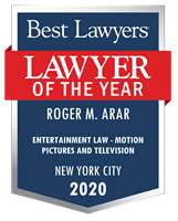 Lawyer of the Year Badge - 2020 - Entertainment Law - Motion Pictures and Television