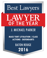 Lawyer of the Year Badge - 2016 - Mass Tort Litigation / Class Actions - Defendants