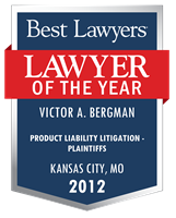 Lawyer of the Year Badge - 2012 - Product Liability Litigation - Plaintiffs