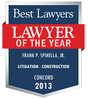 Lawyer of the Year Badge - 2013 - Litigation - Construction