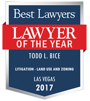 Lawyer of the Year Badge - 2017 - Litigation - Land Use and Zoning