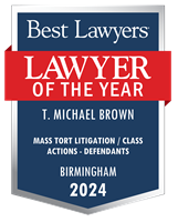 Lawyer of the Year Badge - 2024 - Mass Tort Litigation / Class Actions - Defendants