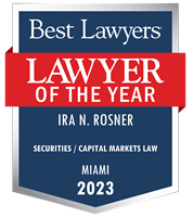 Lawyer of the Year Badge - 2023 - Securities / Capital Markets Law