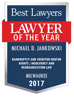 Lawyer of the Year Badge - 2017 - Bankruptcy and Creditor Debtor Rights / Insolvency and Reorganization Law