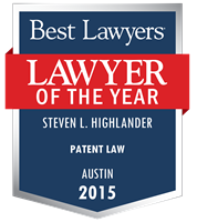 Lawyer of the Year Badge - 2015 - Patent Law
