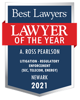 Lawyer of the Year Badge - 2021 - Litigation - Regulatory Enforcement (SEC, Telecom, Energy)