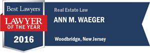 Ann M. Waeger Best Lawyers Lawyer of the Year 2016