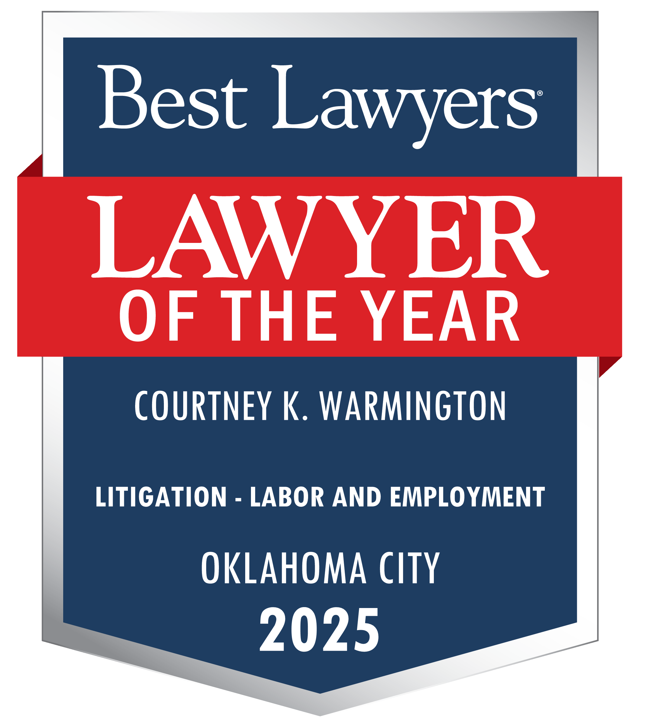 Best Lawyers - 'Lawyer of the Year' Contemporary Logo